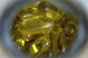 Omega 3 in a pile