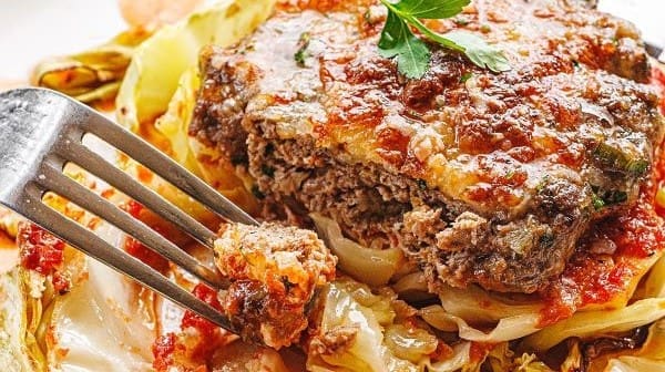 Oven Baked Cabbage Burgers Low Carb!