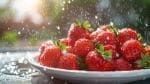 Fresh Rinsed Strawberries